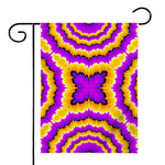 Yellow Explosion Moving Optical Illusion House Flag