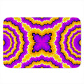 Yellow Explosion Moving Optical Illusion Indoor Door Mat