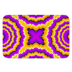 Yellow Explosion Moving Optical Illusion Indoor Door Mat