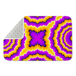 Yellow Explosion Moving Optical Illusion Indoor Door Mat