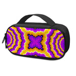 Yellow Explosion Moving Optical Illusion Insulin Cooler Travel Case