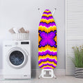 Yellow Explosion Moving Optical Illusion Ironing Board Cover