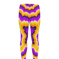 Yellow Explosion Moving Optical Illusion Men's Leggings