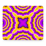 Yellow Explosion Moving Optical Illusion Mouse Pad