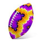 Yellow Explosion Moving Optical Illusion Rugby Ball
