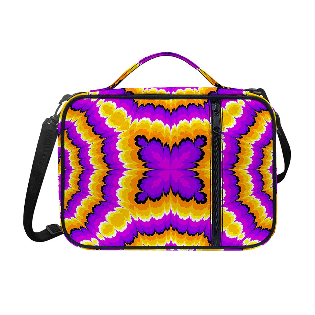 Yellow Explosion Moving Optical Illusion Shoulder Strap Bible Bag