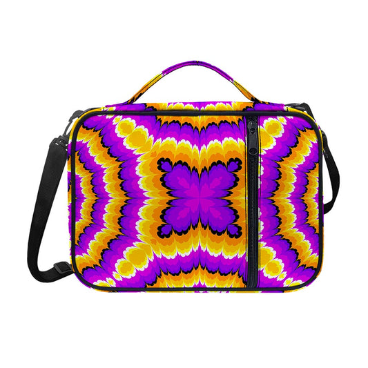 Yellow Explosion Moving Optical Illusion Shoulder Strap Bible Bag