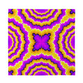 Yellow Explosion Moving Optical Illusion Silk Bandana