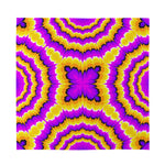 Yellow Explosion Moving Optical Illusion Silk Bandana