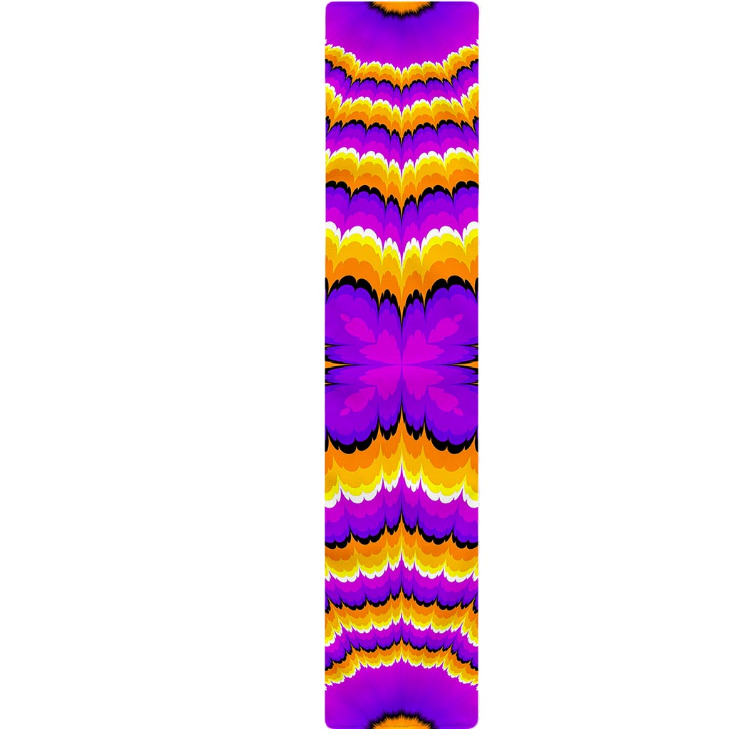 Yellow Explosion Moving Optical Illusion Table Runner
