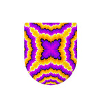 Yellow Explosion Moving Optical Illusion Toilet Lid Cover