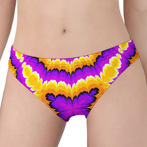 Yellow Explosion Moving Optical Illusion Women's Panties