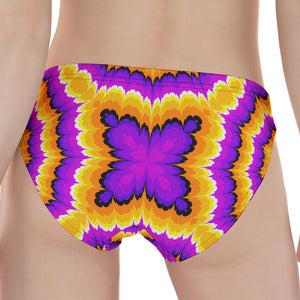 Yellow Explosion Moving Optical Illusion Women's Panties