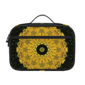 Yellow Flower Kaleidoscope Print Portable Lunch Bag