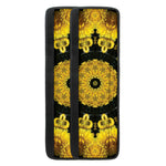 Yellow Flower Kaleidoscope Print Refrigerator Handle Covers