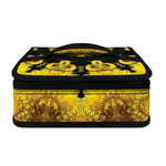 Yellow Flower Kaleidoscope Print Small Lunch Bag