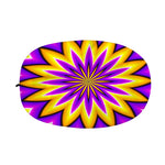 Yellow Flower Moving Optical Illusion Car Side Mirror Covers