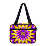 Yellow Flower Moving Optical Illusion Double Strap Bible Bag