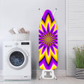 Yellow Flower Moving Optical Illusion Ironing Board Cover
