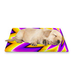Yellow Flower Moving Optical Illusion Pet Cooling Mat Cover