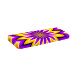 Yellow Flower Moving Optical Illusion Piano Keyboard Cover