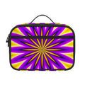 Yellow Flower Moving Optical Illusion Portable Lunch Bag