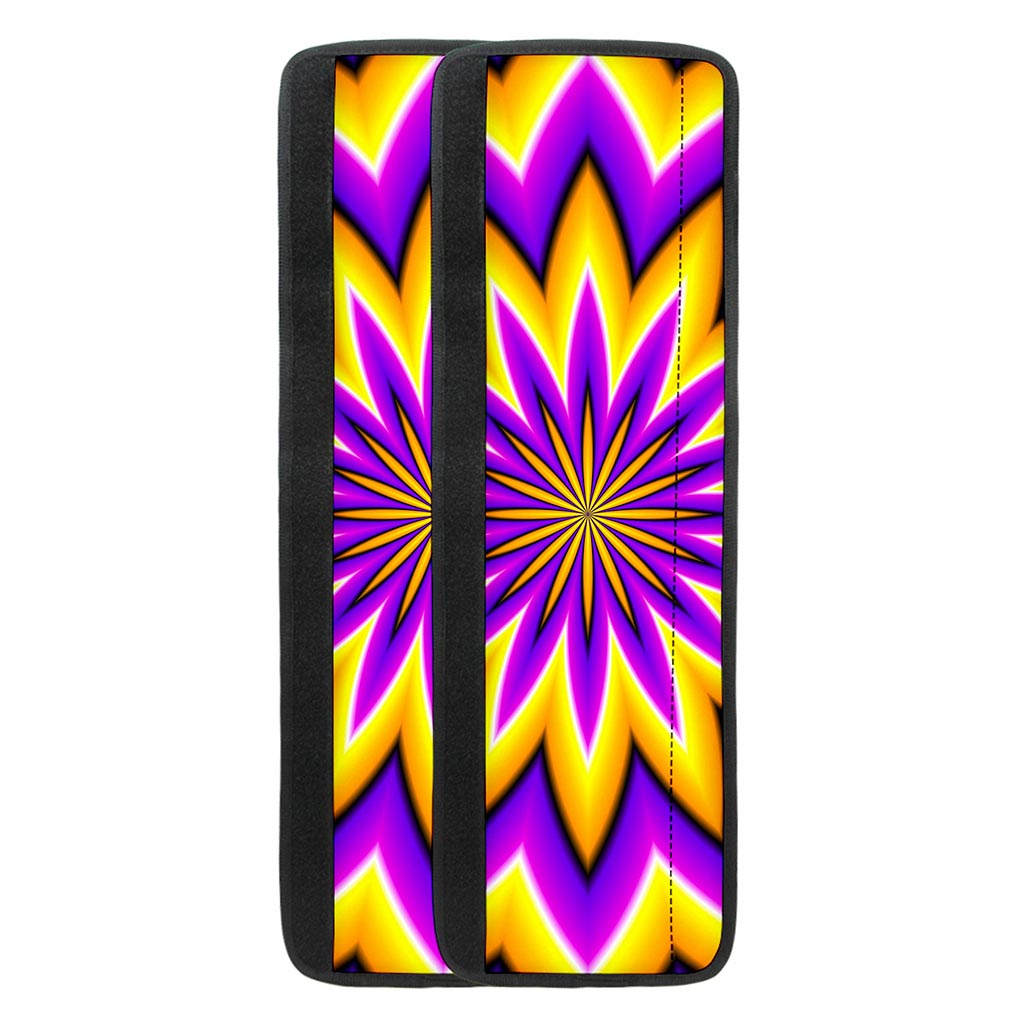 Yellow Flower Moving Optical Illusion Refrigerator Handle Covers