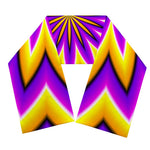 Yellow Flower Moving Optical Illusion Scarf