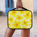Yellow Frangipani Pattern Print Classic Bible Case