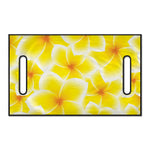 Yellow Frangipani Pattern Print Golf Cart Seat Cover