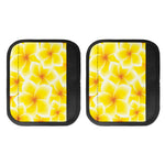 Yellow Frangipani Pattern Print Handle Covers
