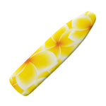 Yellow Frangipani Pattern Print Ironing Board Cover