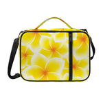 Yellow Frangipani Pattern Print Shoulder Strap Bible Bag