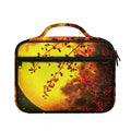 Yellow Full Moon Print Briefcase Bible Bag