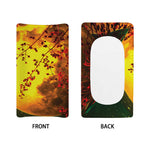 Yellow Full Moon Print Changing Pad Cover