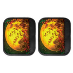 Yellow Full Moon Print Handle Covers