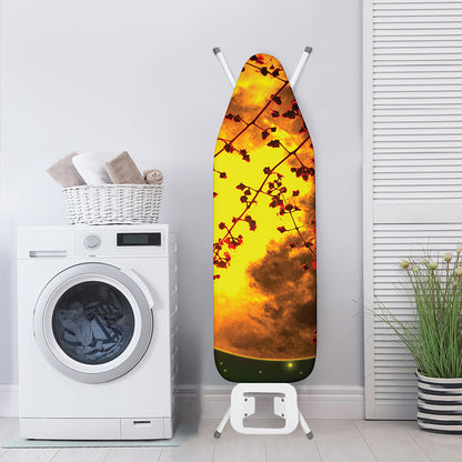 Yellow Full Moon Print Ironing Board Cover