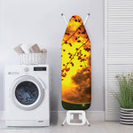 Yellow Full Moon Print Ironing Board Cover