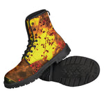 Yellow Full Moon Print Backpack