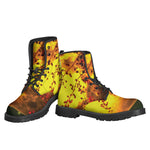 Yellow Full Moon Print Backpack