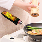 Yellow Full Moon Print Skillet Handle Cover