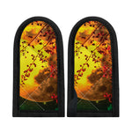 Yellow Full Moon Print Skillet Handle Cover