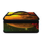 Yellow Full Moon Print Small Lunch Bag