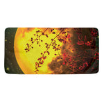 Yellow Full Moon Print Towel