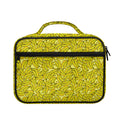 Yellow Geometric Banana Pattern Print Briefcase Bible Bag