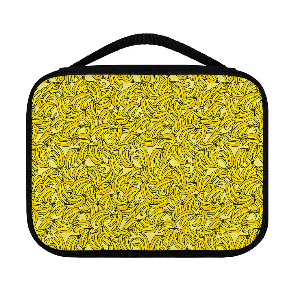 Yellow Geometric Banana Pattern Print Classic Bible Case