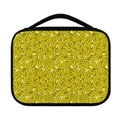 Yellow Geometric Banana Pattern Print Classic Bible Case