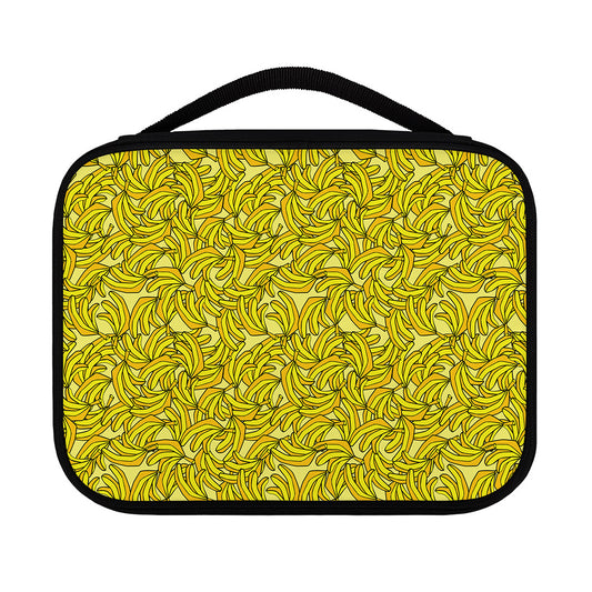 Yellow Geometric Banana Pattern Print Classic Bible Case