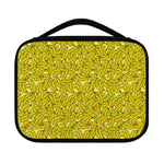 Yellow Geometric Banana Pattern Print Classic Bible Case