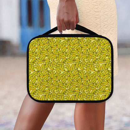 Yellow Geometric Banana Pattern Print Classic Bible Case
